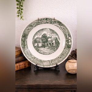 Vintage Baseball Hall of Fame Cooperstown Decorative Plate – Kettleton Kilns